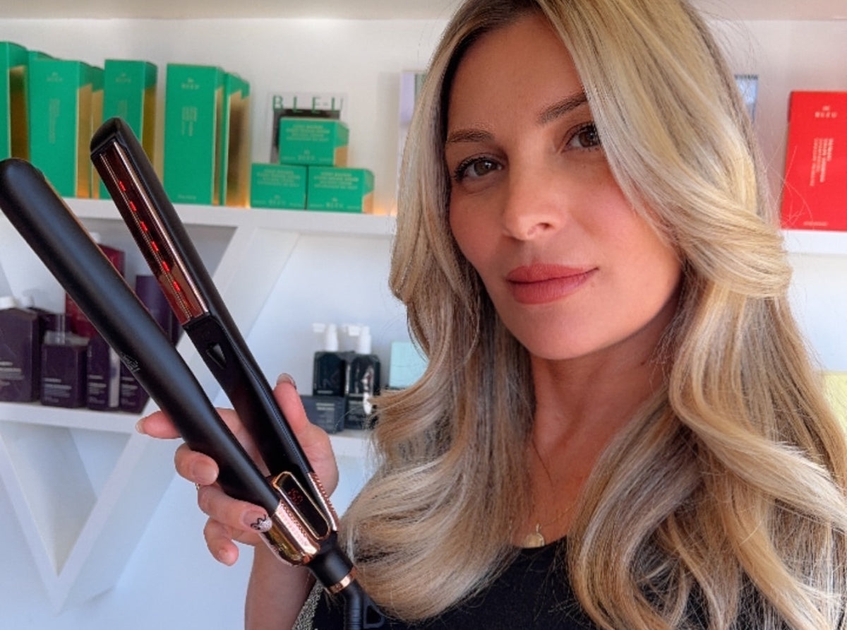 We Just Dropped An Ionic Graphene Flat Iron That Will Majorly Upgrade Your Hair Routine