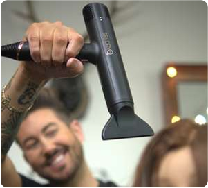 Smooth Frizz with Negative Ions