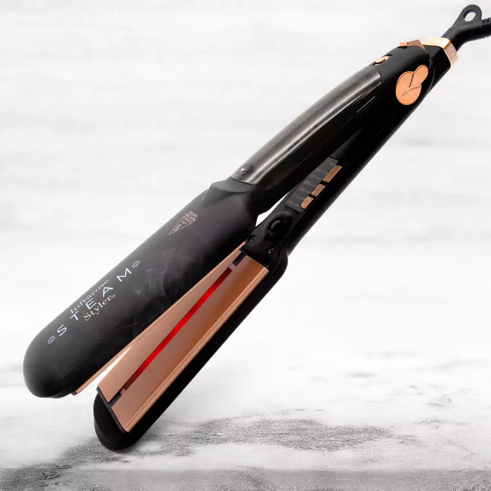 Steam styler top flat iron