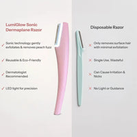 LumiGlow Sonic Dermaplane Razor