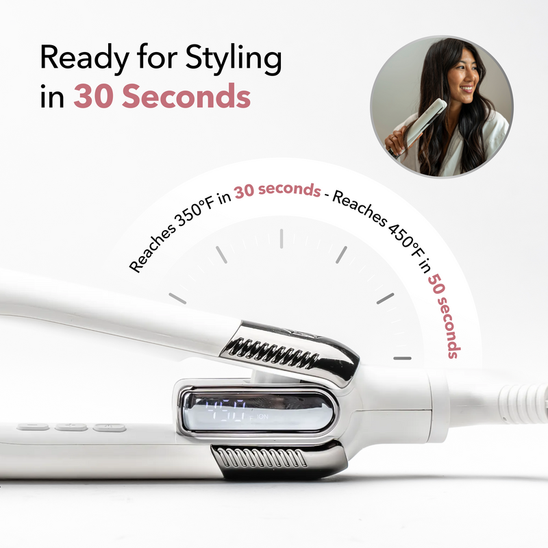 SRI STYLEQ WHITE - IONIC GRAPHENE FLAT IRON