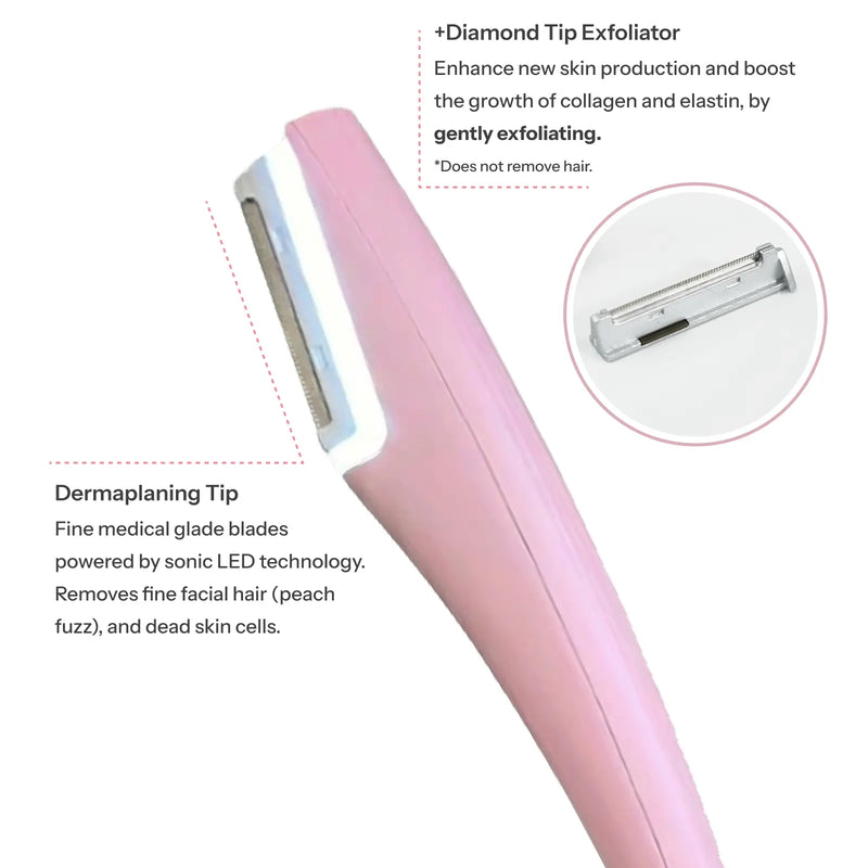 LumiGlow Sonic Dermaplane Razor