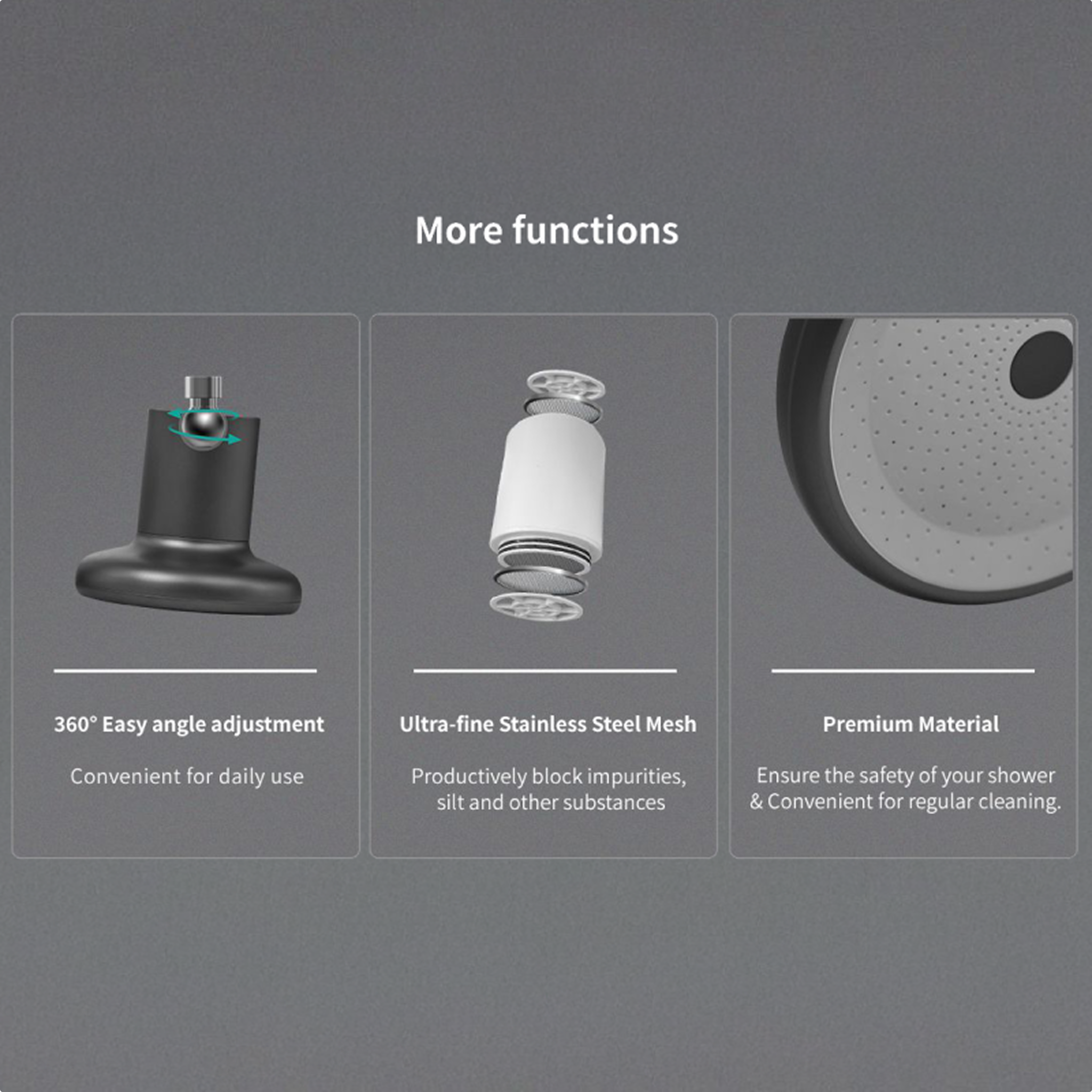 Hydra One Filtered Showerhead