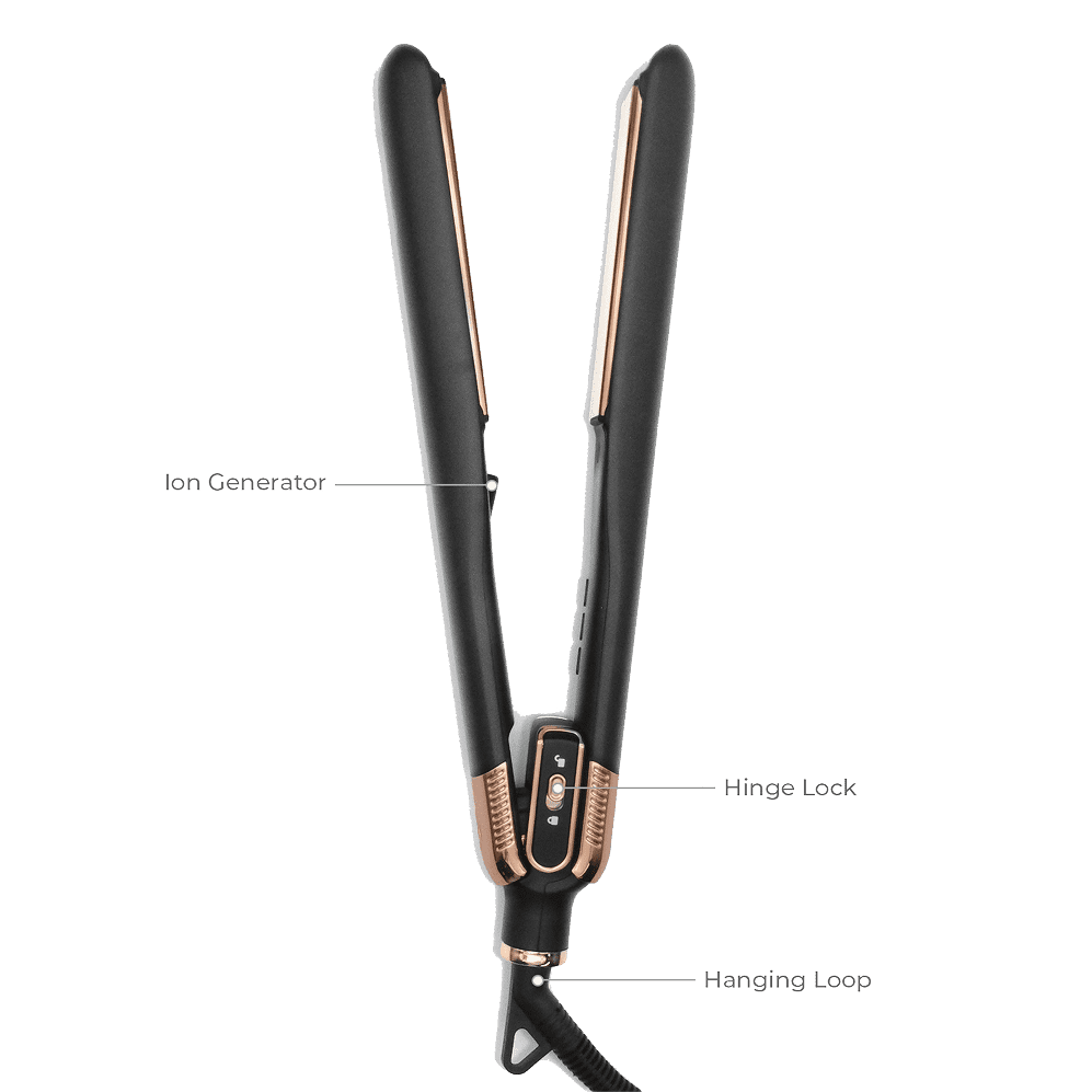 SRI StyleQ Black - Ionic Graphene Flat Iron