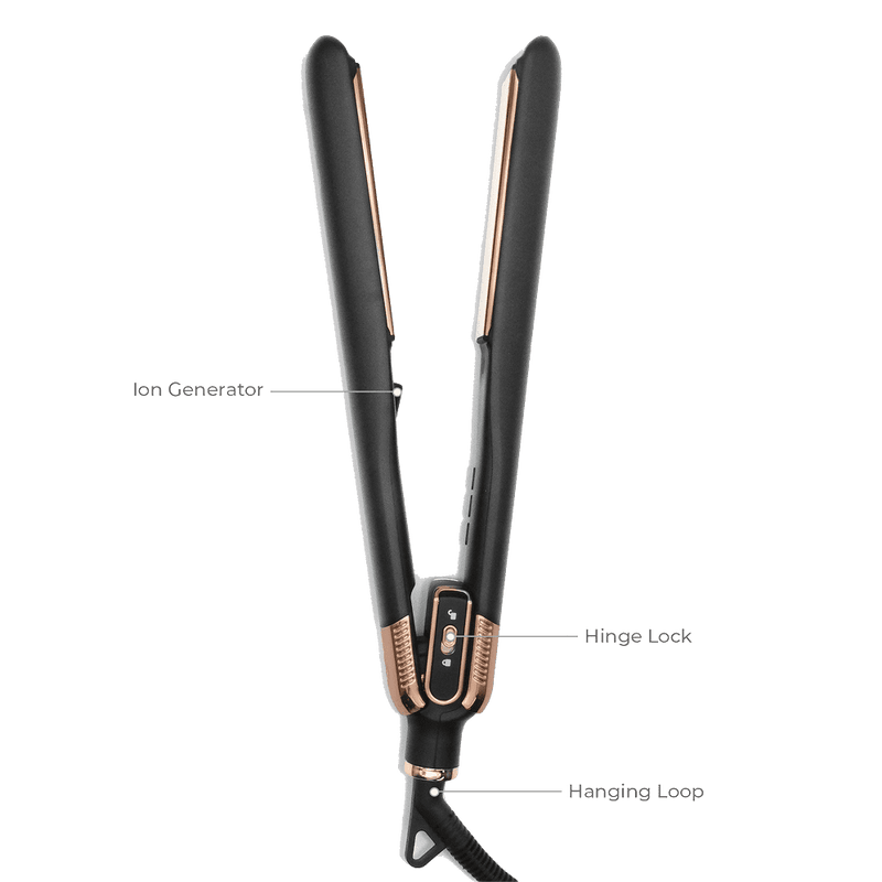 SRI StyleQ Black - Ionic Graphene Flat Iron
