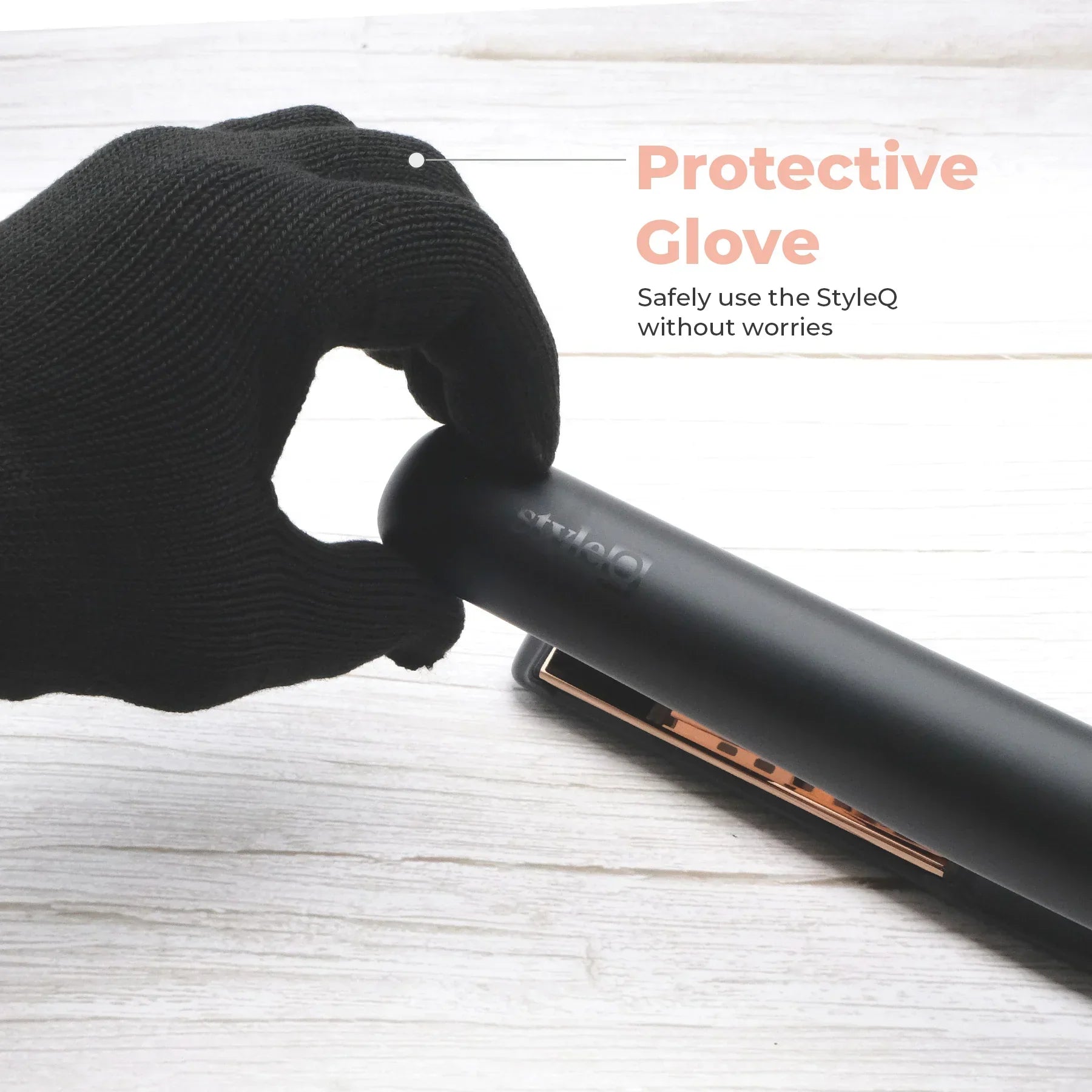 SRI StyleQ Black - Ionic Graphene Flat Iron