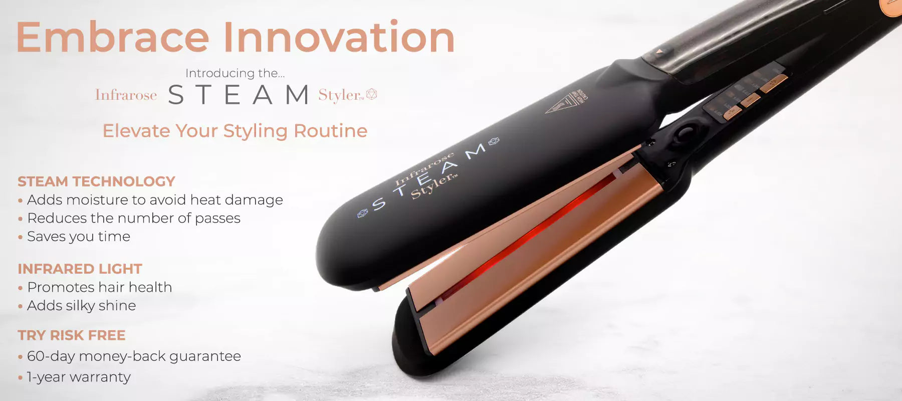INFRAROSE STEAM STYLER Skin Research Institute
